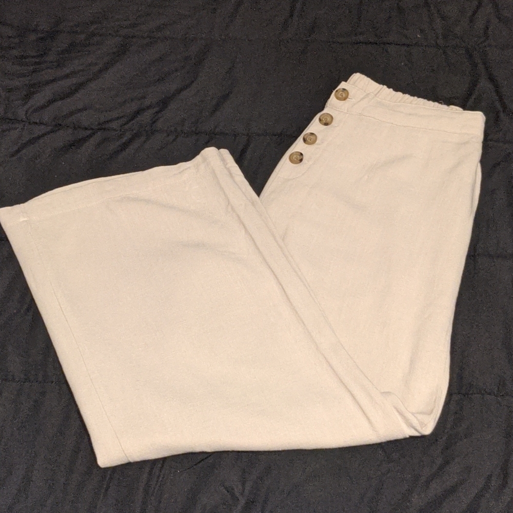 Aeropostale High-rise Linen Wide legs pants